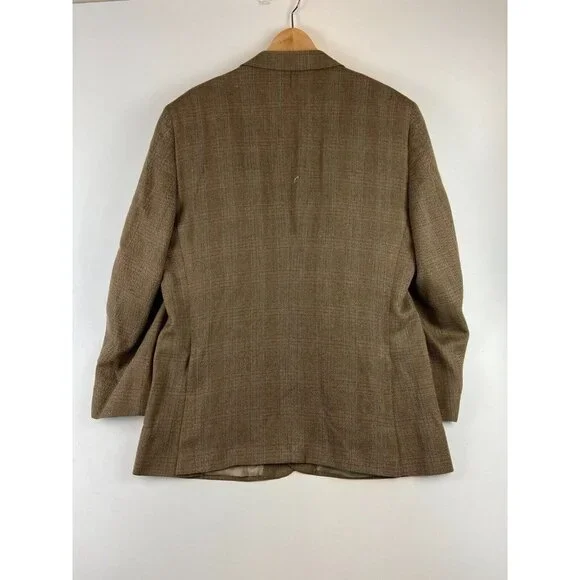 Moores Claiborne Wool Brown Men Vintage Blazer Size 44 R - Picture 2 of 11